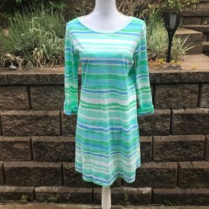 LILLY PULITZER Linden stripe Cotton Shift Dress M